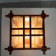 French sculptural table lamp