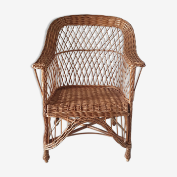 Rattan armchair