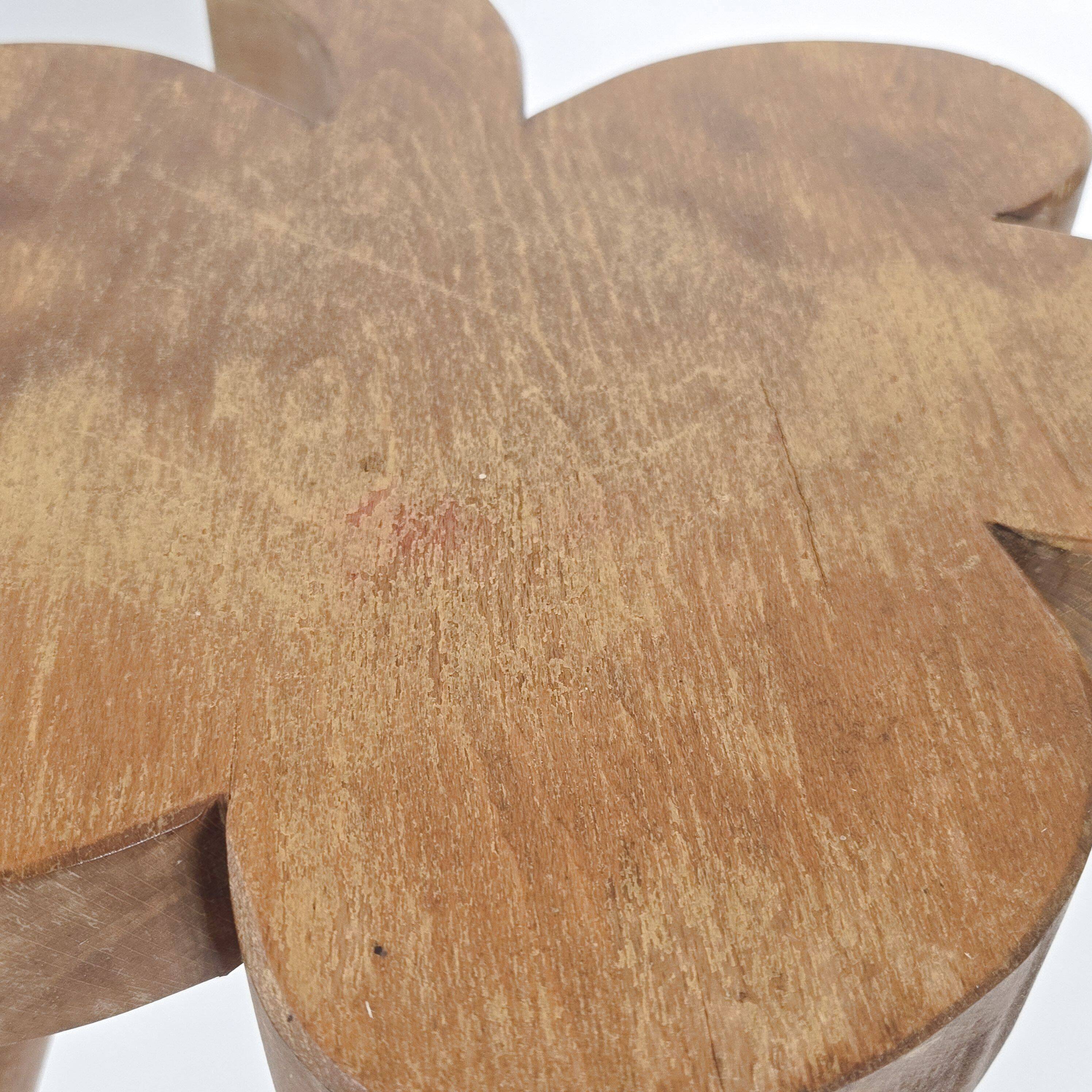 1950s clover tripod stool