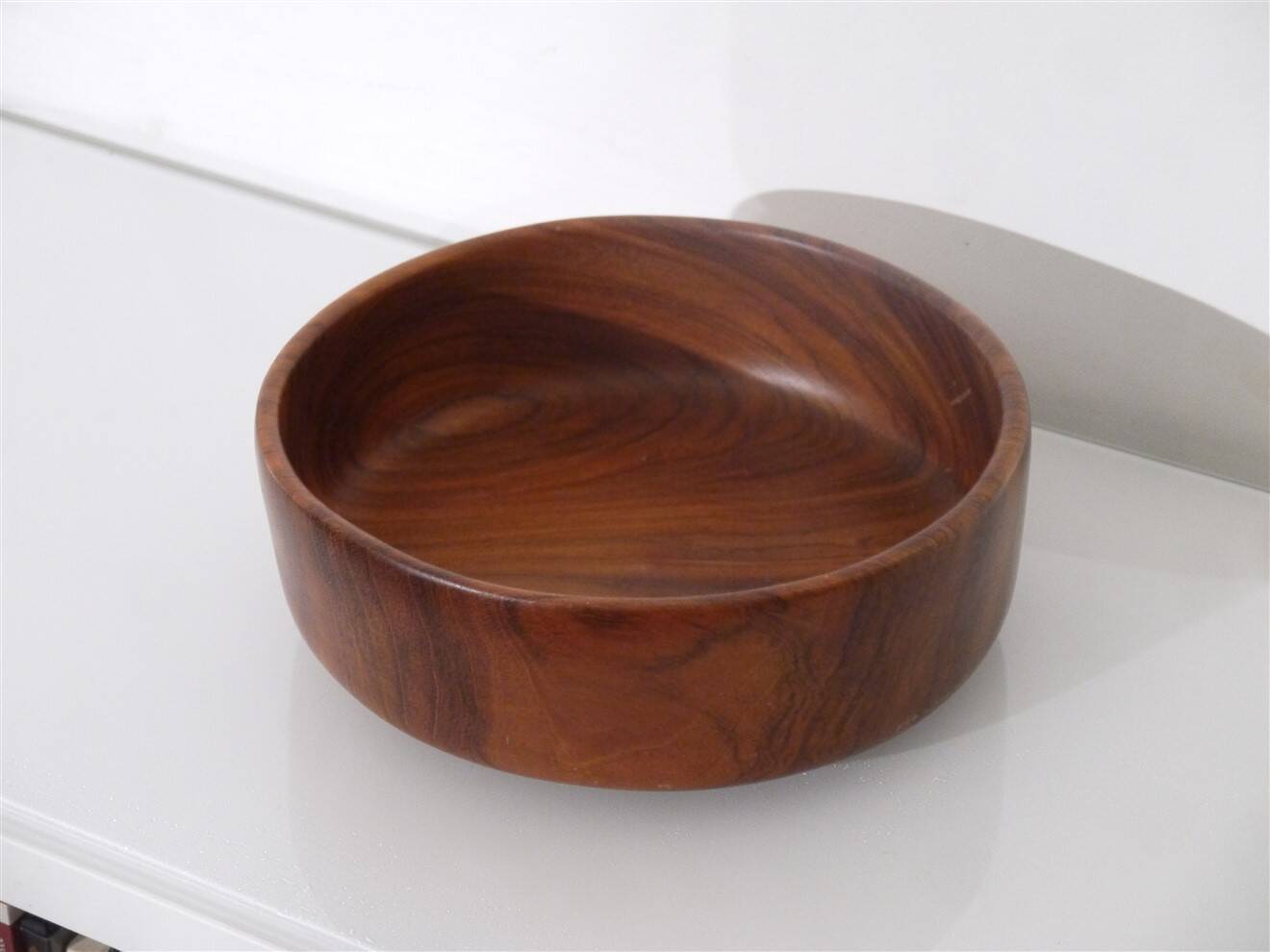 Danish teak catchall from the 1960s.