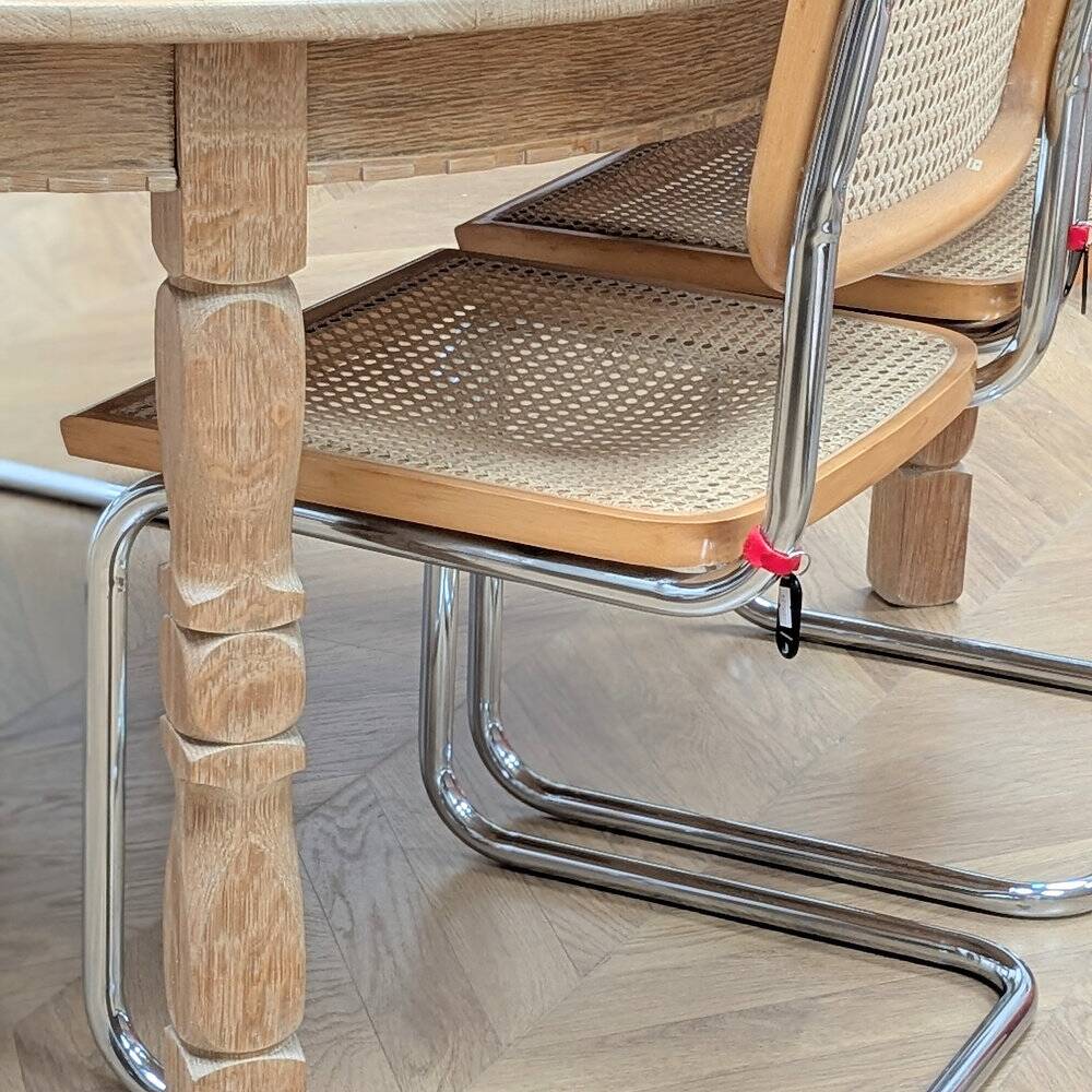 Lot de 4 chaises Cesca B32 par Marcel Breuer