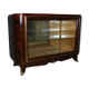 Art Deco period walnut silver cabinet