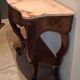 Console Napoleon III mahogany, pink marble top