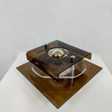 Set of 2 vintage wall lights in acrylic plexiglas Herda space era