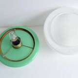 Glass table lamp, by Štěpán Tabera for OPP Jihlava, 1970s.