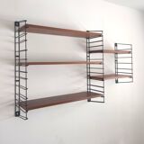 Tomado wall unit with wooden shelves by A. Dekker – Tomado