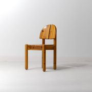 Dining chairs in pine by Rainer Daumiller