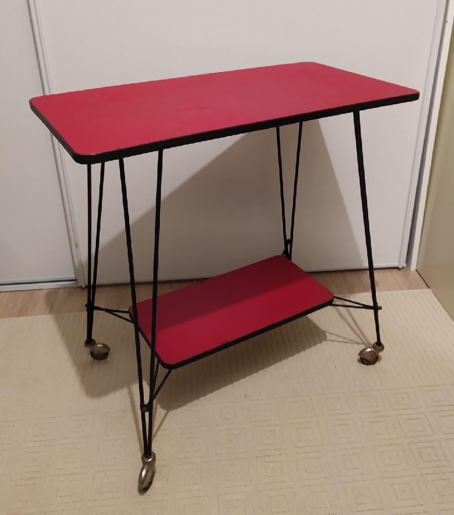 Vintage serving table