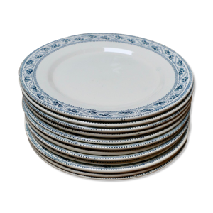 lot de 12 assiettes