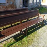 Pair of antique church pews