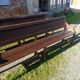 Pair of antique church pews