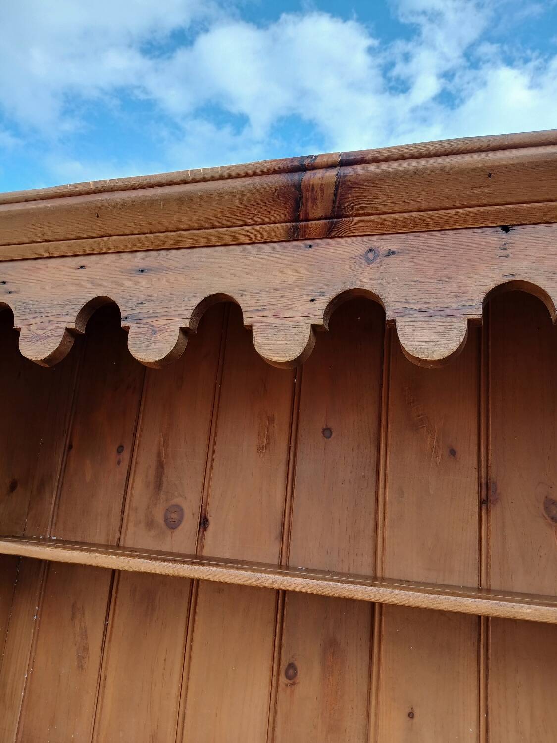 Antique solid pine dresser