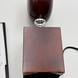 Lacquered metal table lamp Design by Philippe Barbier Vintage 1970