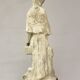 Figura femenina de porcelana. Contemporary escultura by author.