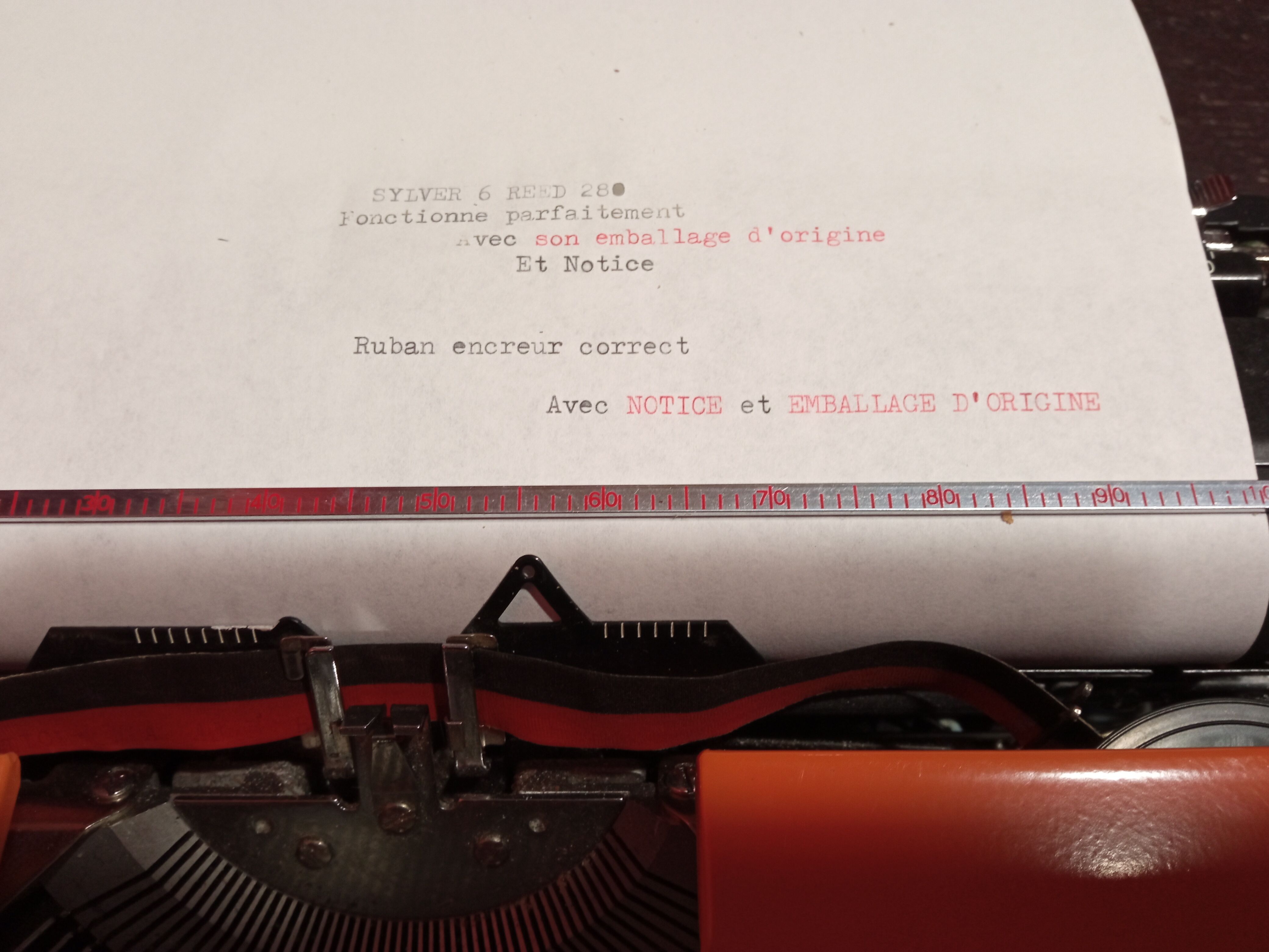 Silver-reed 280 typewriter