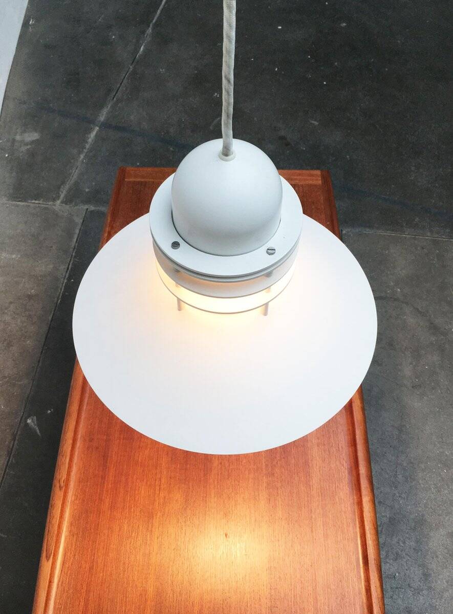 Danish mid-century Nyhavn suspension by Alfred Homann and Ole v. Kjær for Louis Poulsen.