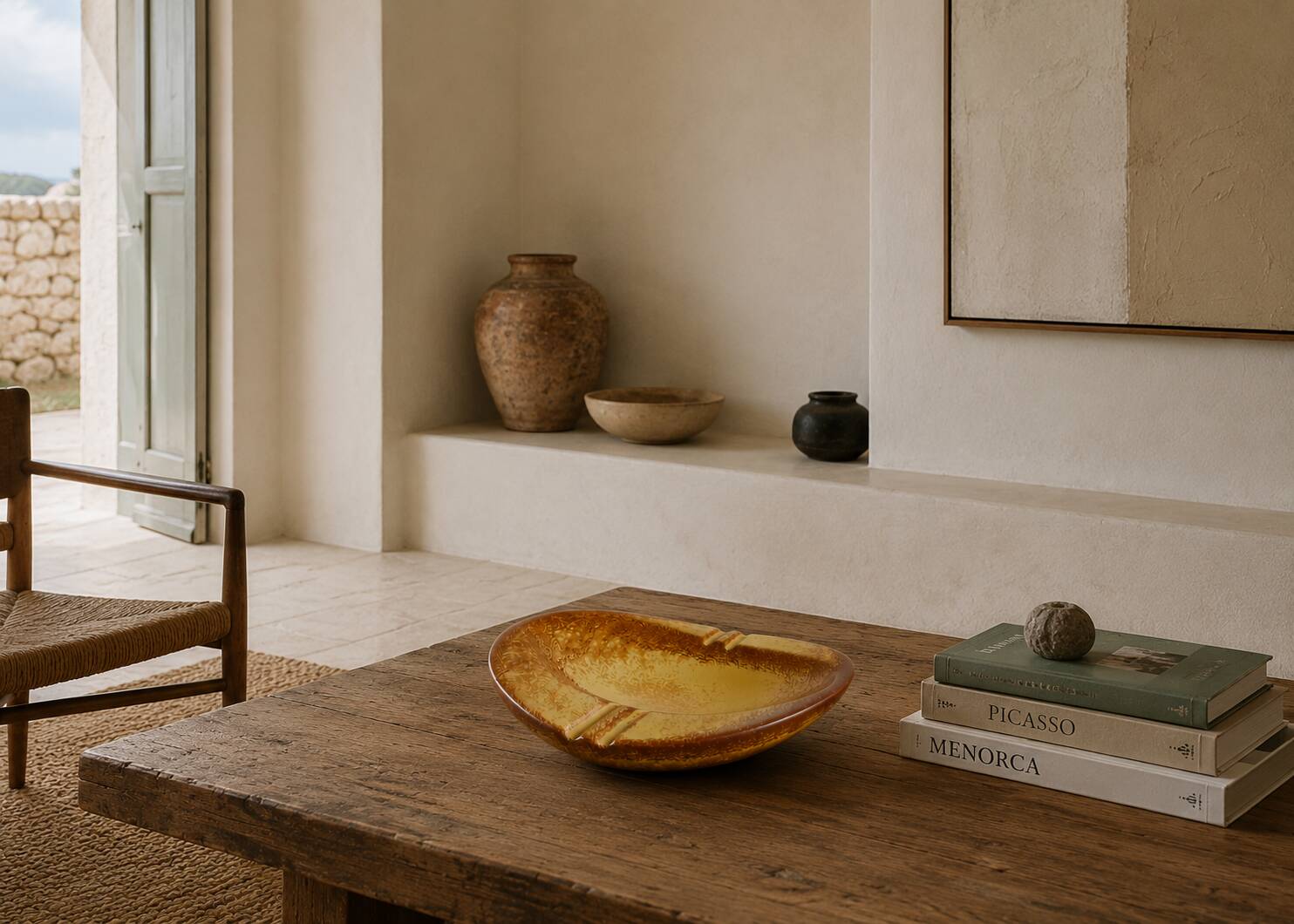 Ceramic ashtray Bertoncello Large or Catchall by Roberto Rigon, 1970s.