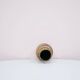 Vintage brown ceramic vase
