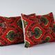 Set of 2 vintage Turkish cushion covers 41x56 cm