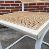 Set of 4 Cesca b32 model chairs in white