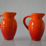 Le Creuset orange advertising salt and pepper