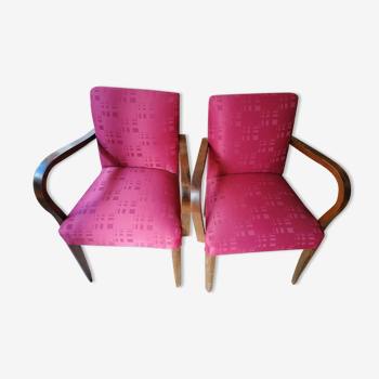 Paire de fauteuils bridge