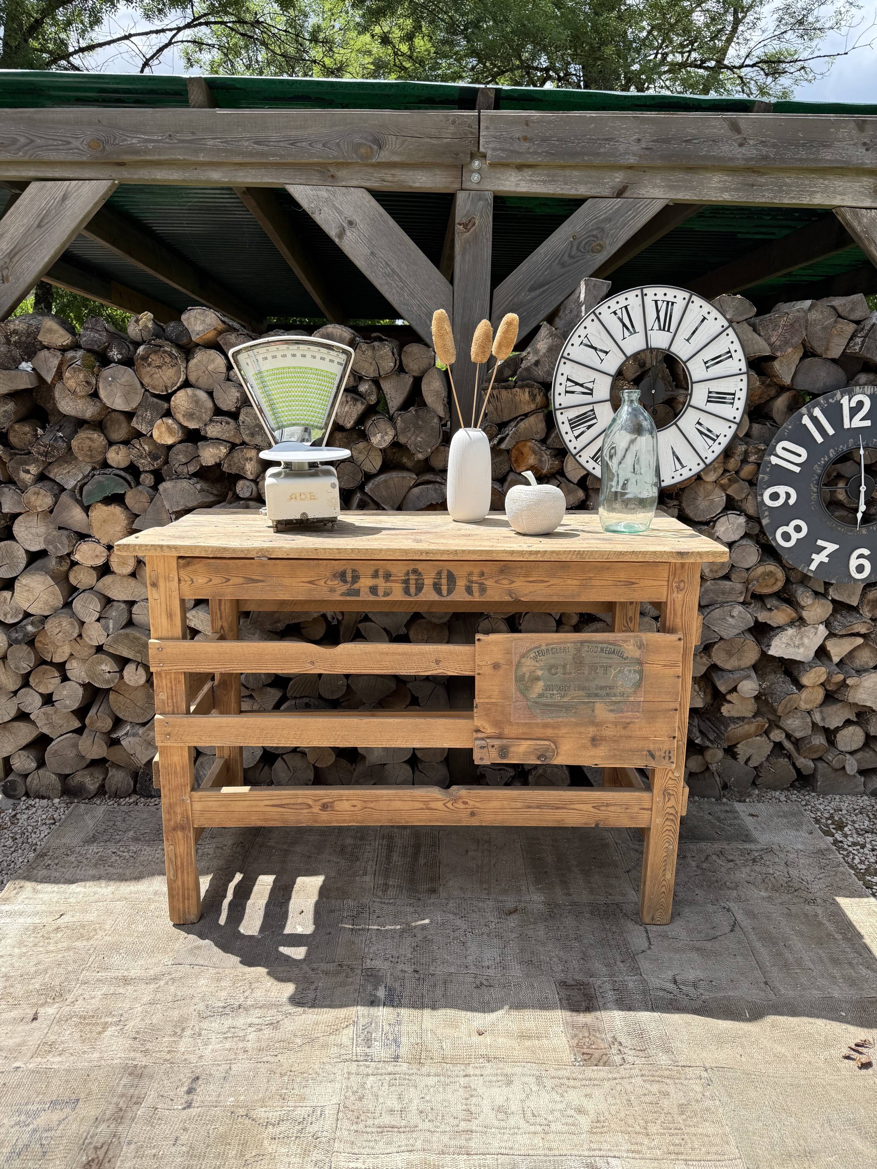 Meuble métier / Meuble d'atelier ancien