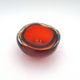 Sommerso Flavio Poli Ashtray Bowl 1.2kg Murano 1960