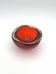 Sommerso Flavio Poli Ashtray Bowl 1.2kg Murano 1960
