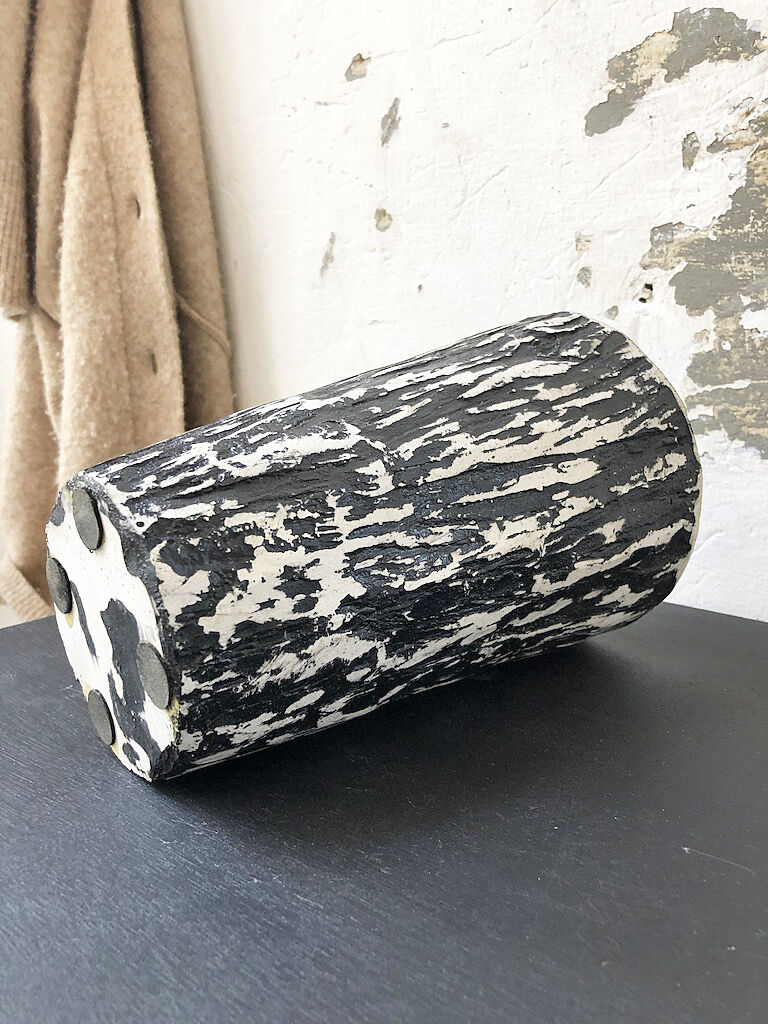 Vintage black vase