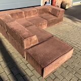 Cor trio Modular sofa Teddy chocolate brown, original fabric