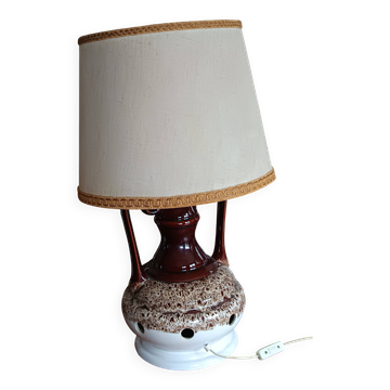 70s ceramic lamp