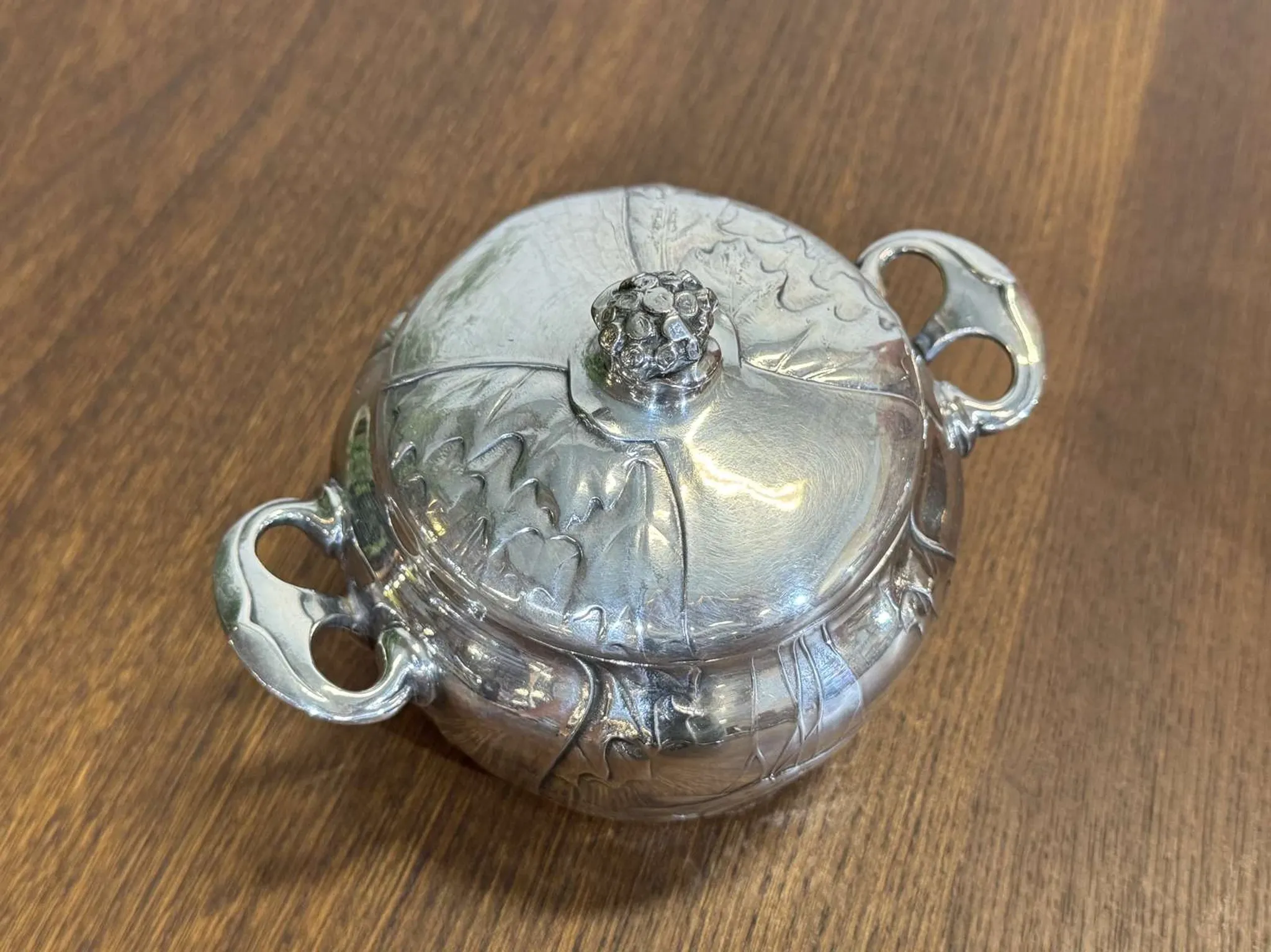 Art Nouveau silver-plated tea/coffee service, 4 pieces.