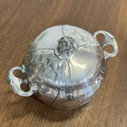 Art Nouveau silver-plated tea/coffee service, 4 pieces.
