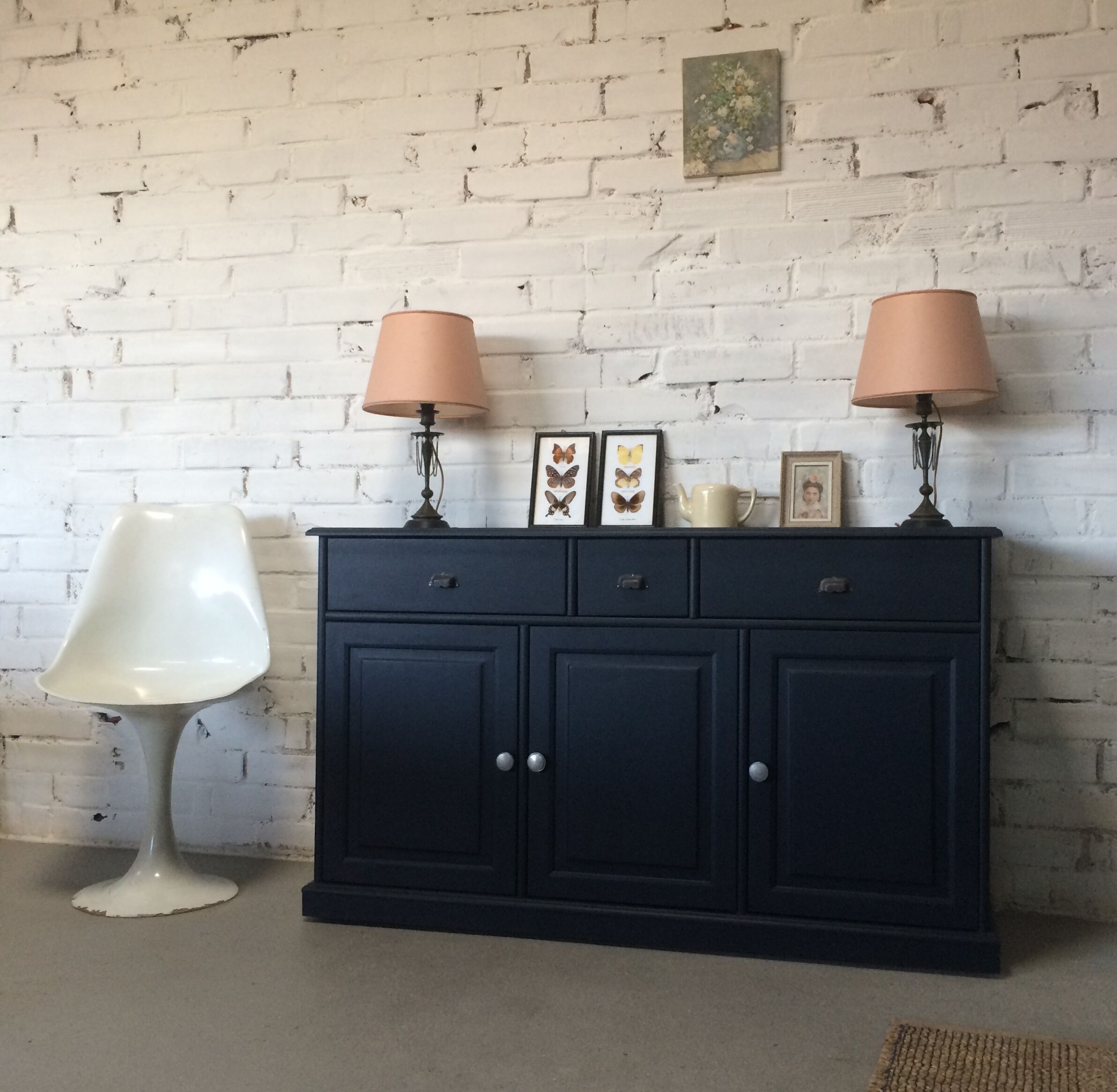 Dark blue row counter