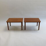 Pair of Midcentury Teak Side Tables