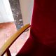 Chair binds Scandinavian red wine