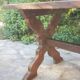 Antique oak farmhouse table
