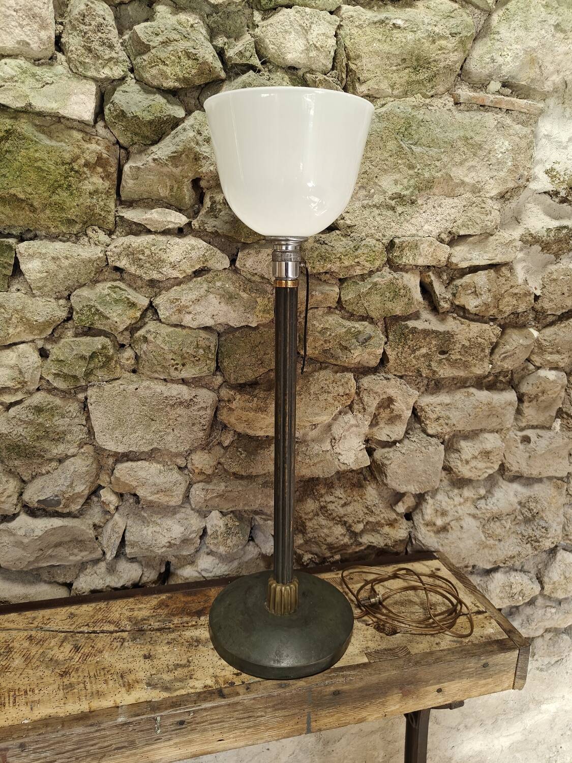 Art Deco P.Fargette table lamp