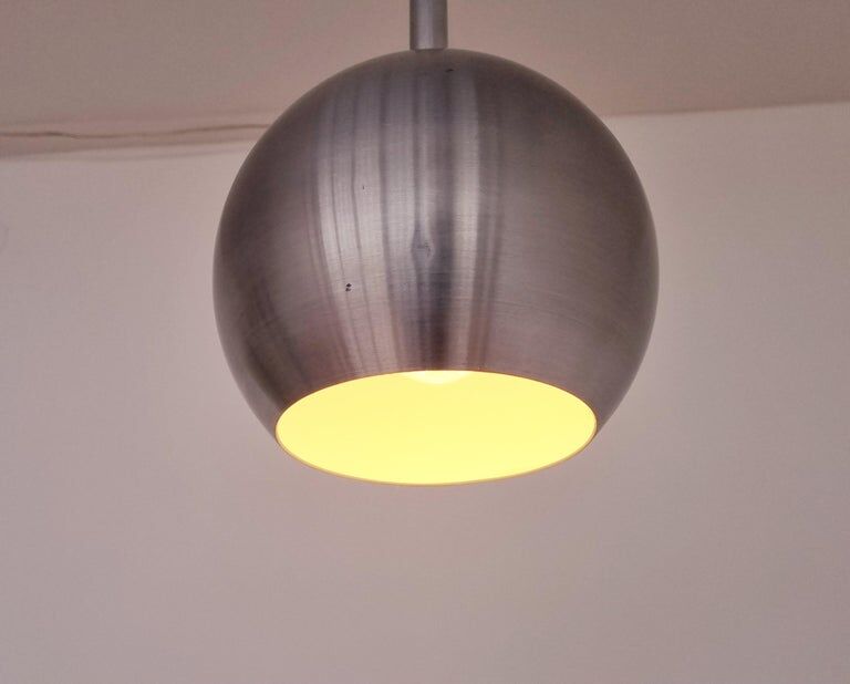 Midcentury Design Ball Pendant ERCO, Germany, 1970s