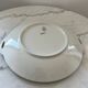 Ribbed dish in half Lunéville porcelain - Régence model
