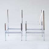 Pair of plexiglass chairs 1970