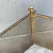 Ancien pare feu de cheminée XIXème siècle, pare étincelles Napoléon III
