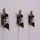 3 Raak Space Ace Wall Sconces mode ''Wokkel'' 1970s