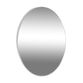 Vintage 70s wall mirror chrome metal Italian design