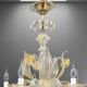 Venetian lustre in Murano glass and gold leaf
