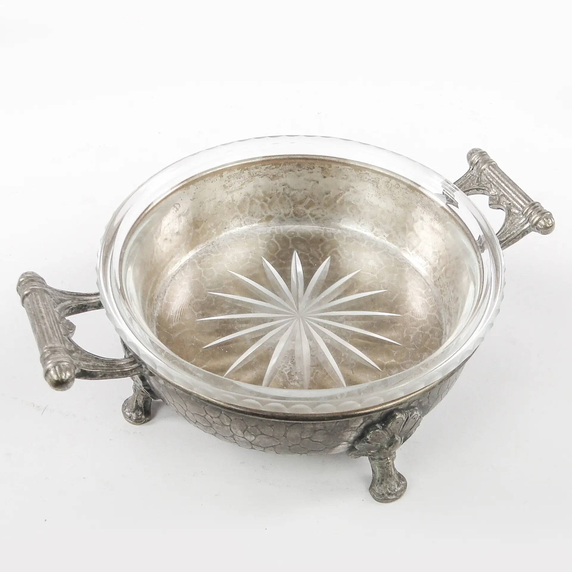Eclectic fruit bowl, silver-plated brass, WMF, Germany, 19th century