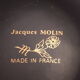 vintage black ceramic pocket cup 1980 Jacques Molin