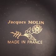 vintage black ceramic pocket cup 1980 Jacques Molin