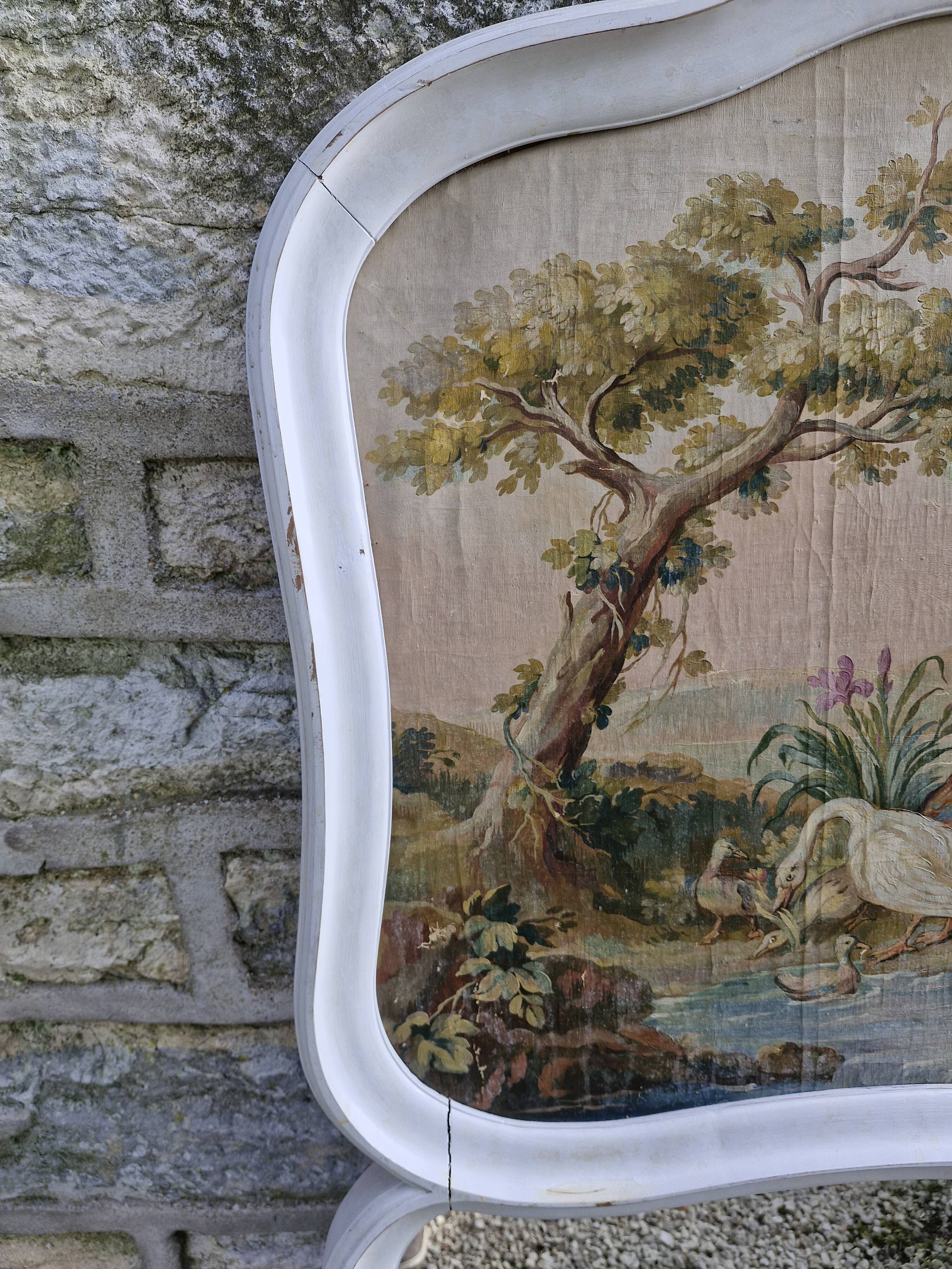 Old patinated trumeau